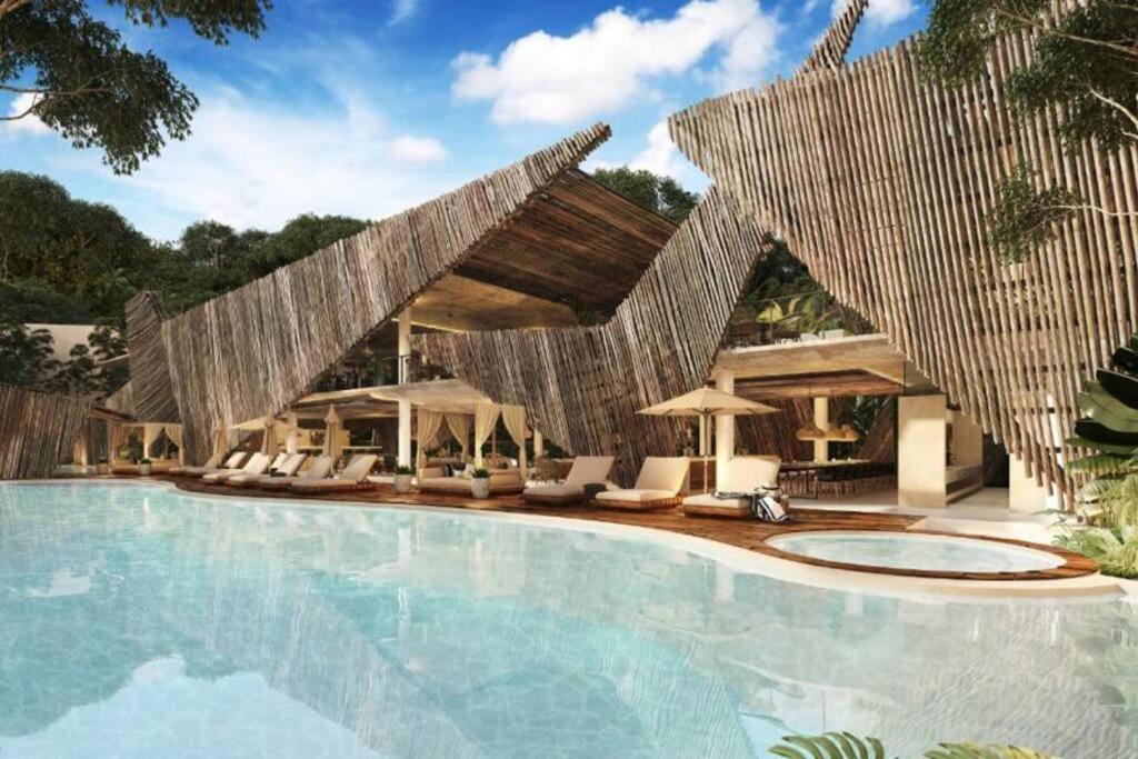 Appartement Loft En Aldea Zama à Tulum Extérieur photo