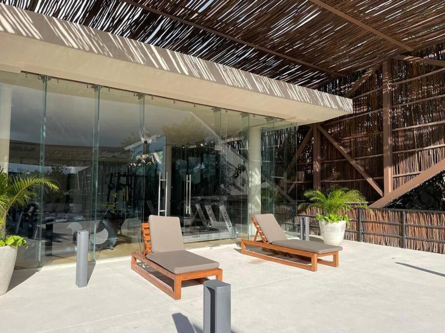 Appartement Loft En Aldea Zama à Tulum Extérieur photo